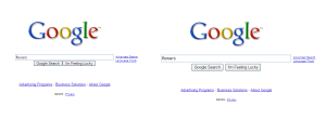 google search box got bigger